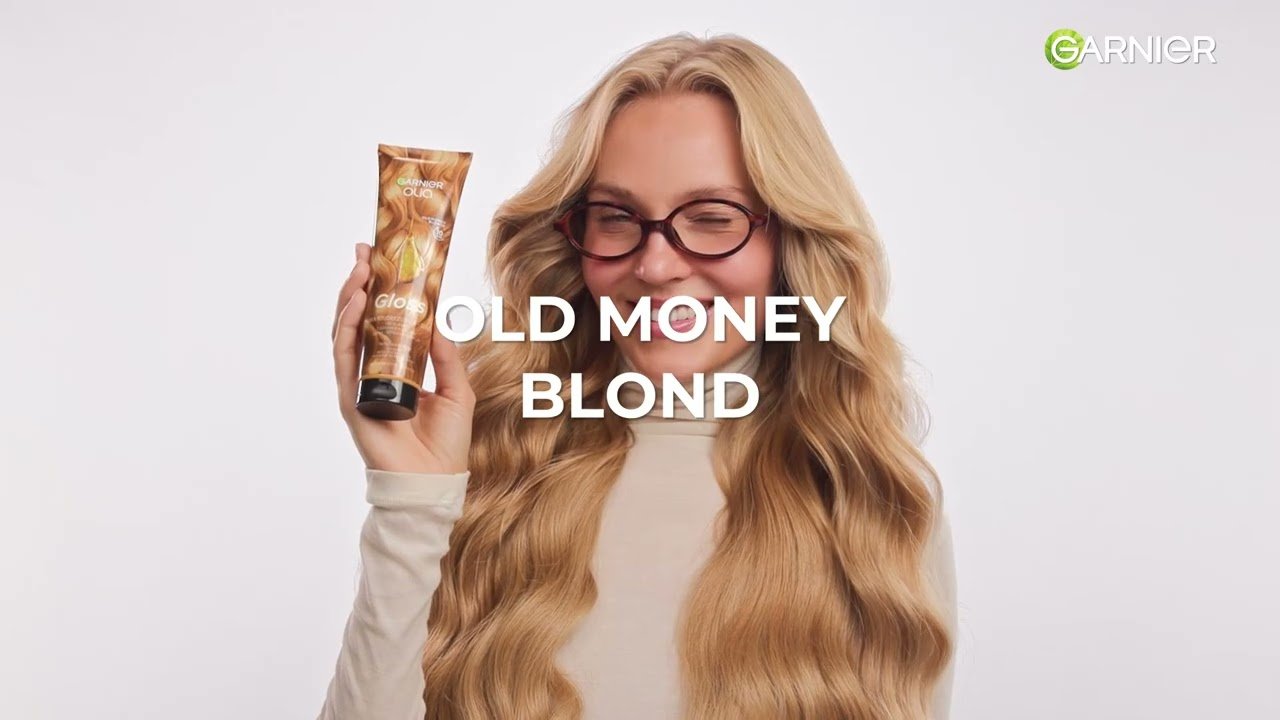 Olia Gloss Maska koloryzująca - toner o odcieniu słoneczny blond do włosów naturalnych i farbowanych