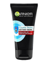 Czarna tubka maski do twarzy Garnier Skin Naturals Czysta Skóra z węglem, na białym tle