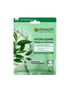 Opakowanie maski w płachcie Garnier Skin Naturals Hydra Bomb z liśćmi zielonej herbaty i pipetą