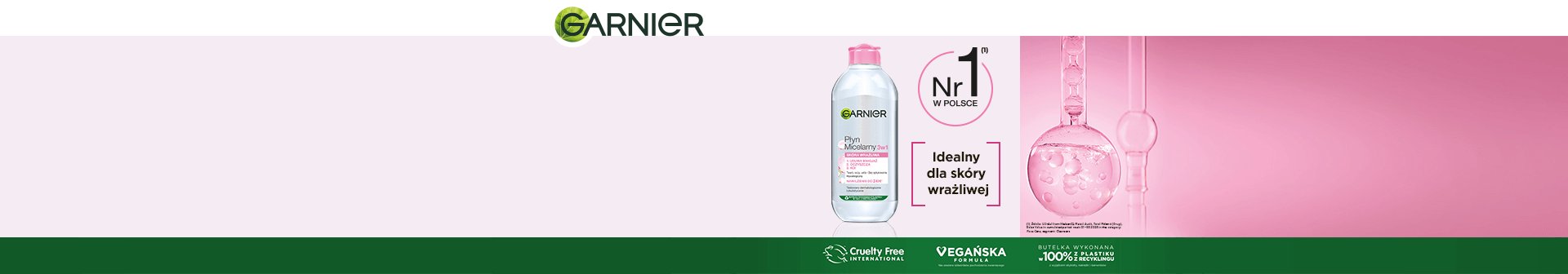 Płyn Micelarny do skóry wrażliwej 3w1 Baner