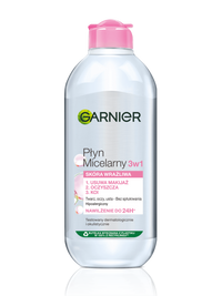 Płyn Micelarny do skóry wrażliwej 3w1 Garnier Skin Naturals 400ml